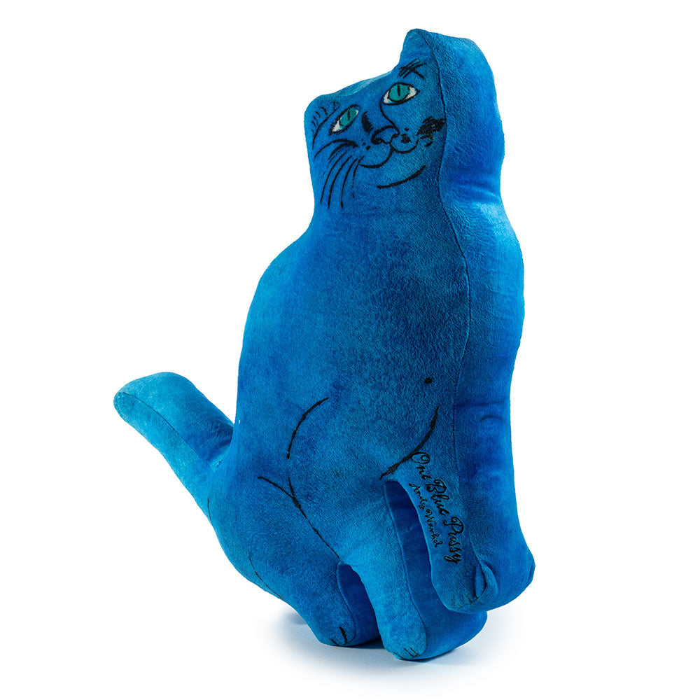 Andy Warhol Cat Plush Blue