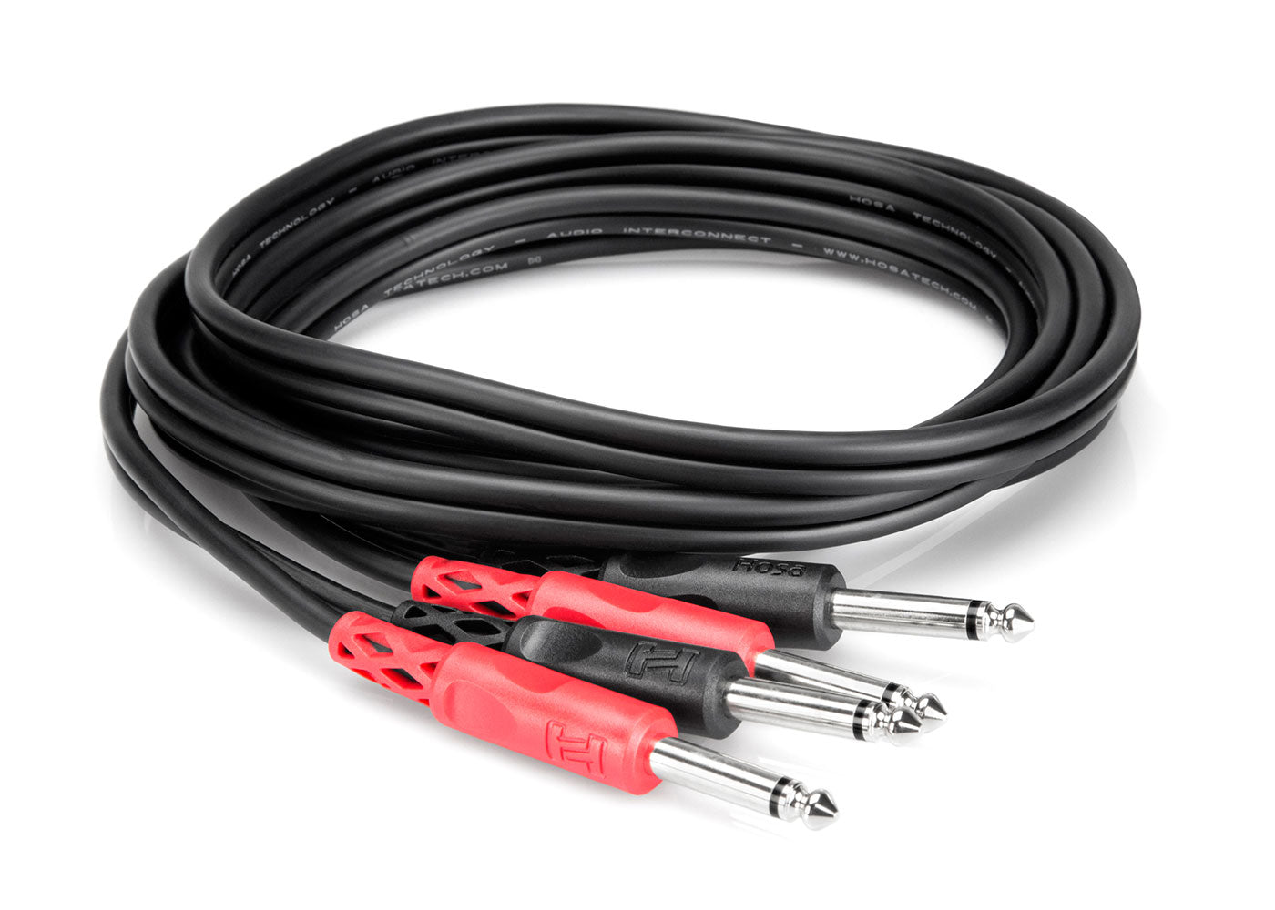 Stereo Interconnect Dual 1/4 in TS to Same