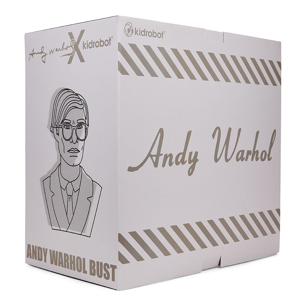 Andy Warhol 12" Bust Vinyl Art Sculpture Iridescent Limited Edition of 300