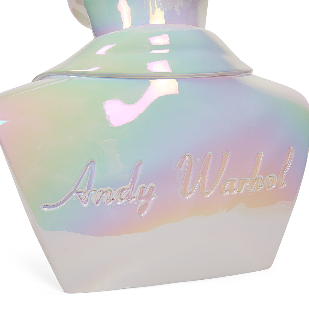 Andy Warhol 12" Bust Vinyl Art Sculpture Iridescent Limited Edition of 300