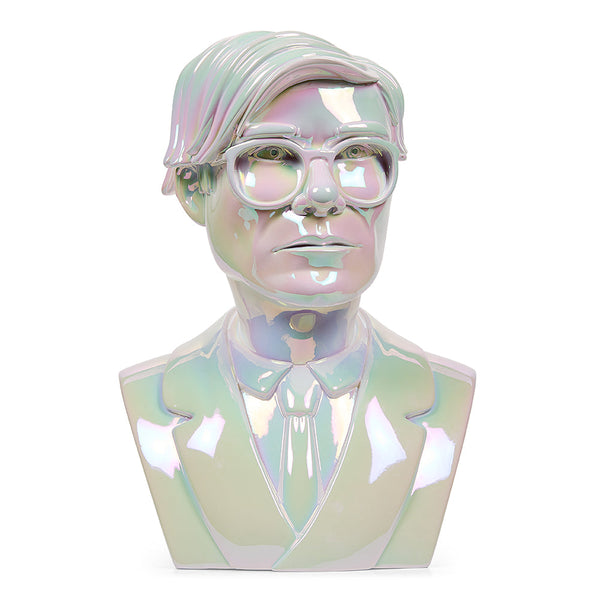 Andy Warhol 12" Bust Vinyl Art Sculpture Iridescent Limited Edition of 300