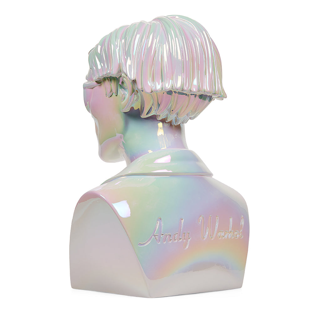 Andy Warhol 12" Bust Vinyl Art Sculpture Iridescent Limited Edition of 300