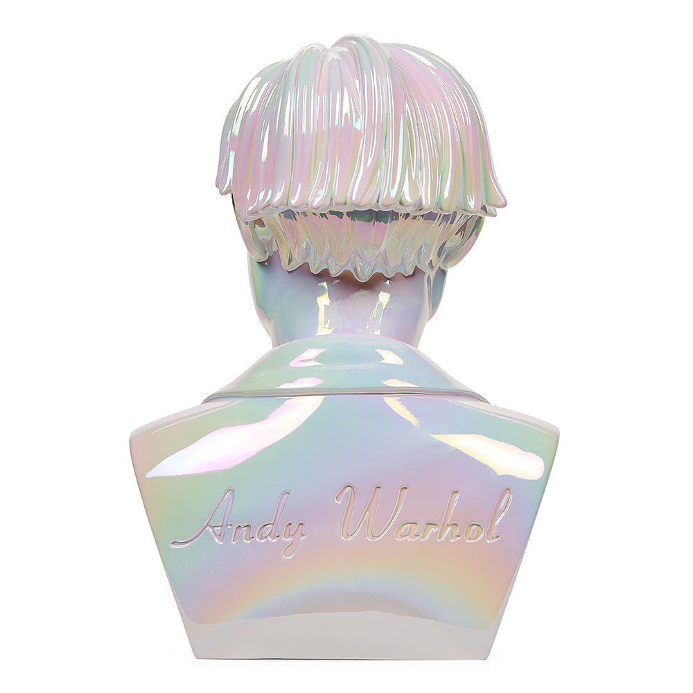 Andy Warhol 12" Bust Vinyl Art Sculpture Iridescent Limited Edition of 300