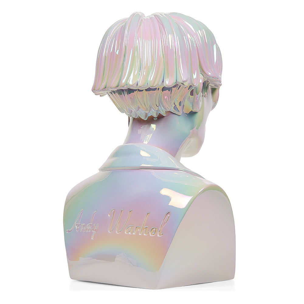 Andy Warhol 12" Bust Vinyl Art Sculpture Iridescent Limited Edition of 300