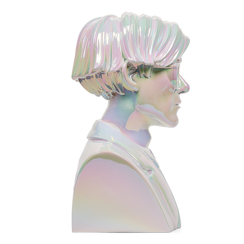 Andy Warhol 12" Bust Vinyl Art Sculpture Iridescent Limited Edition of 300
