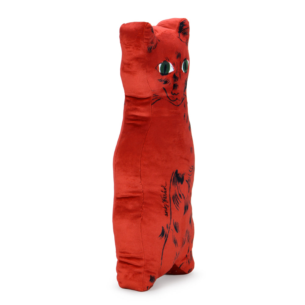 Andy Warhol Cat Plush Red