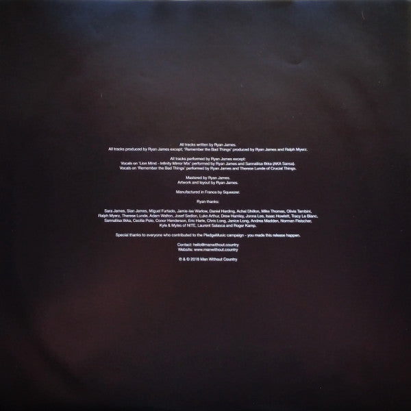 Man Without Country - Infinity Mirror (2x LP Clear)