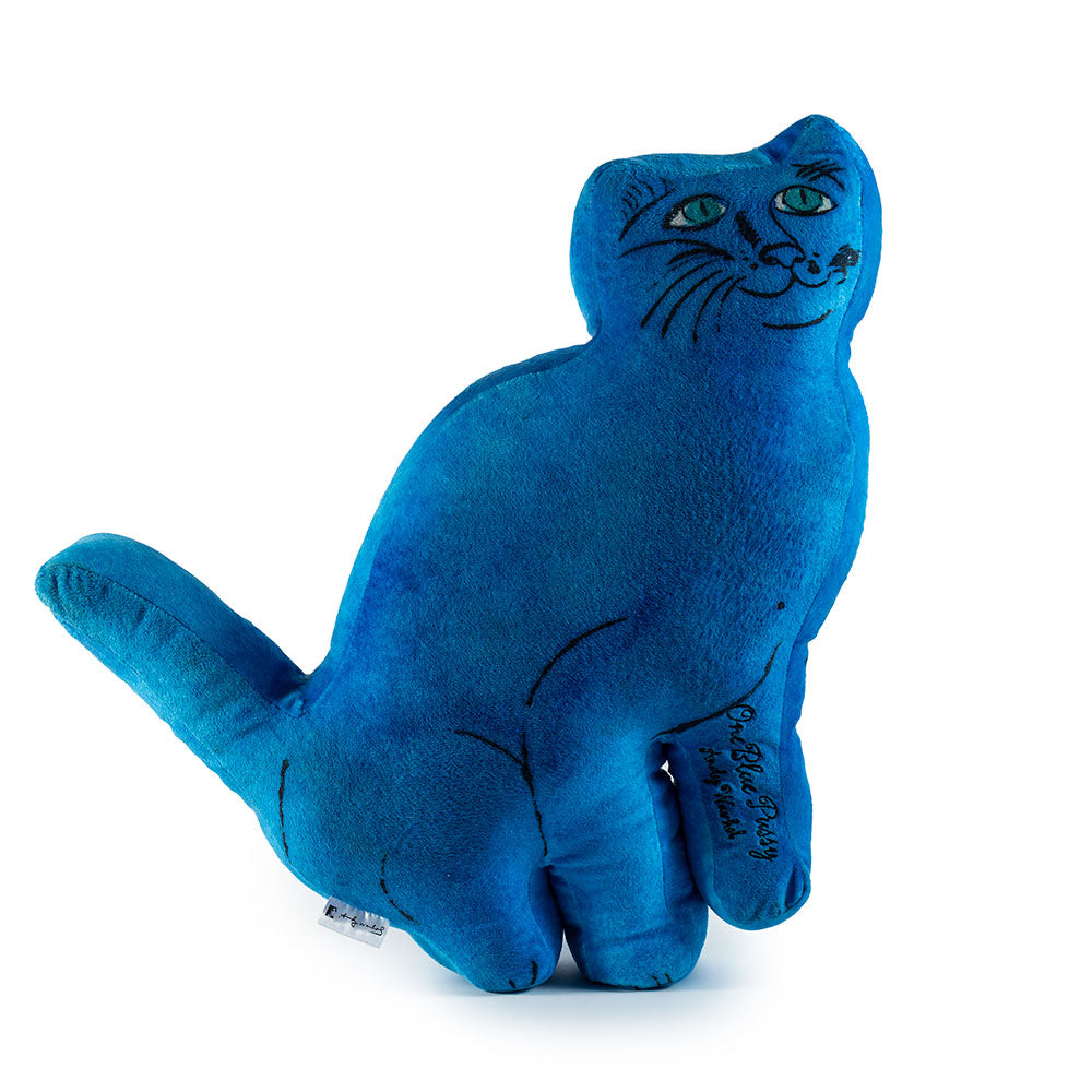 Andy Warhol Cat Plush Blue