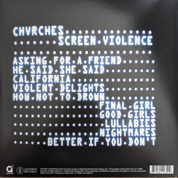 Chvrches ‎– Screen Violence (Red Opaque)