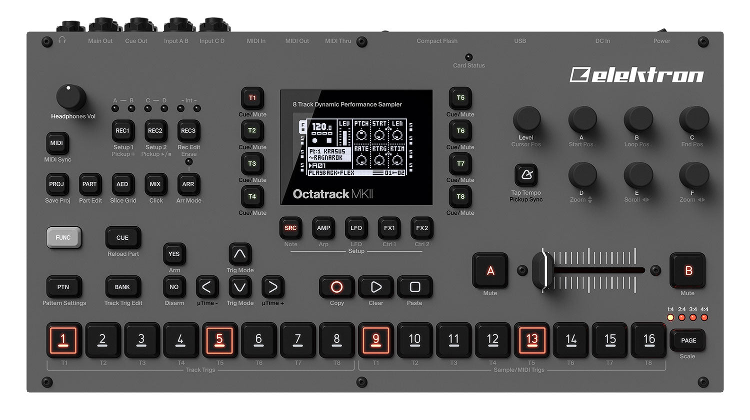 octatrackmk2Elektron Octatrack MK II エレクトロン オクタトラック